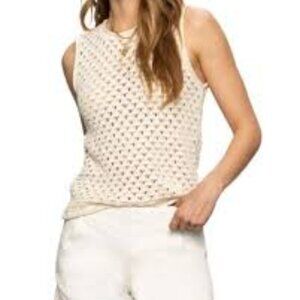 $69 Sanctuary Open Stitch Shell Palm Sweater Size XL